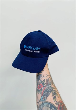 Vintage Barclays Spaces For Sport Embroidered Hat Cap