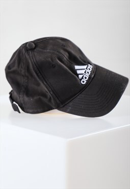 Vintage Adidas Cap in Black Baseball Summer Sports Hat