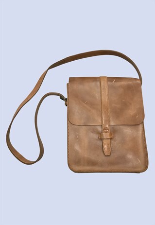 Brown Shoulder Satchel Bag Brown Leather 