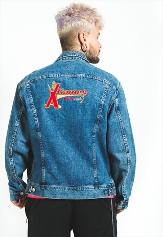 VINTAGE 80S ORIGINAL LEE BASIC DENIM JACKET/ S6734