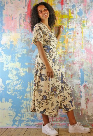 MAXI DRESS WITH PHOENIX PRINT