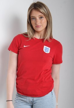 Vintage Nike England T-Shirt Red