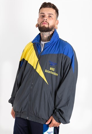 VINTAGE 80S REEBOK SHELL SPORT JACKET /S0152