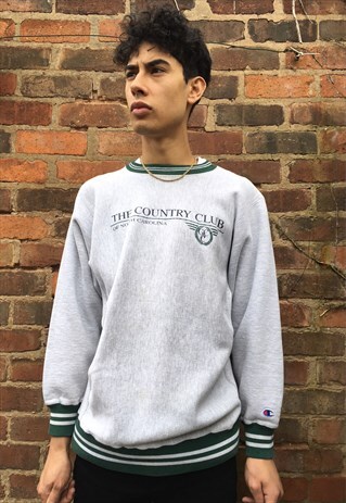 VINTAGE CHAMPION SWEATSHIRT, ROUND NECK SWEATER