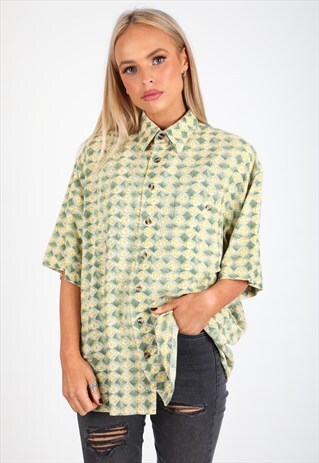 VINTAGE UNBRANDED PATTERN SHIRT S343