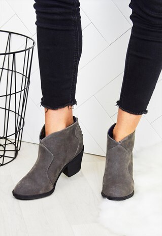 BLACK BLOWFISH ANKLE BOOTS