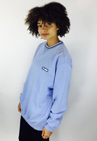 ADIDAS SKY BLUE OVERSIZED SWEATSHIRT