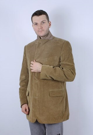 BURBERRY VINTAGE CORDUROY BLAZER MEN RARE