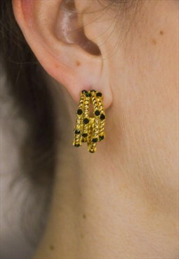 Green Zirconia Earrings