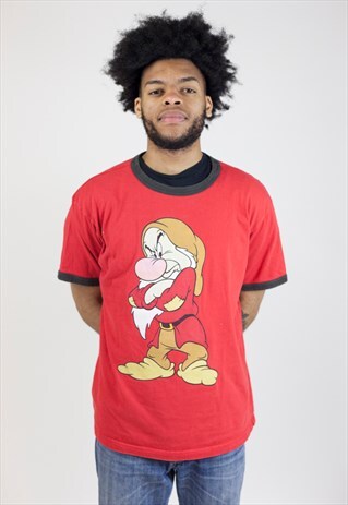 VINTAGE DISNEY RED GRUMPY T-SHIRT