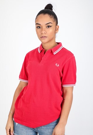 VINTAGE FRED PERRY POLO T-SHIRT T266