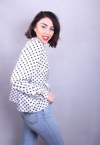 POLKA DOT BLOUSE