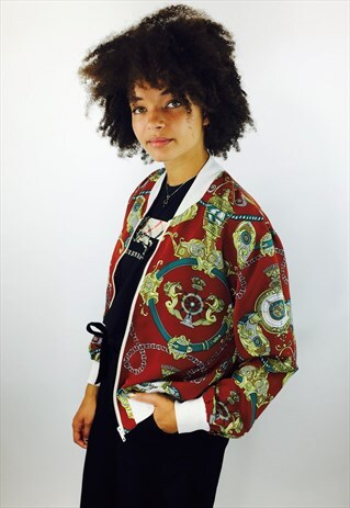 VINTAGE LIGHT CHAIN PATTERN JACKET