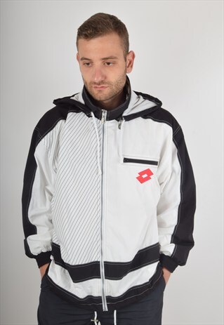 VINTAGE LOTTO TENNIS ITALIANO JACKET SIZE XL (1041)