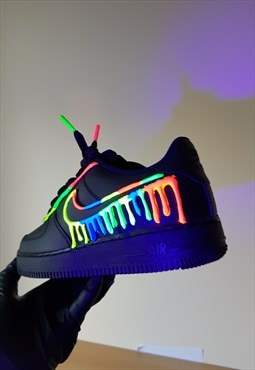 Nike Air force 1 Neon Glow in dark Sneakers 