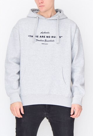 GREY TIMELESS (NAVY) HOODIE