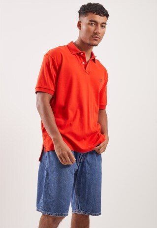 VINTAGE RALPH LAUREN SHORT SLEEVE POLO TOP