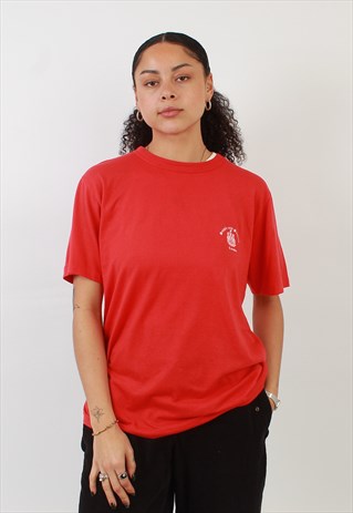 VINTAGE SUPPLY AND SERVICES CANADA RED T SHIRT