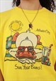 VINTAGE ATLANTIC CITY YELLOW T-SHIRT