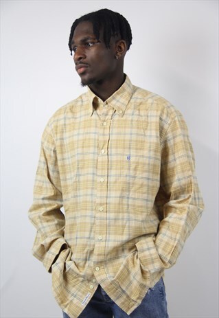 VINTAGE CHECK BEIGE SHIRT