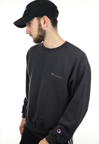 VINTAGE CHAMPION SWEATSHIRT BLACK