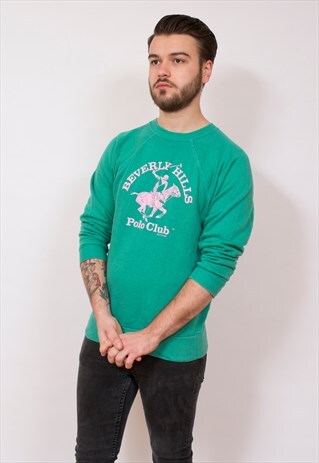 1982 BEVERLEY HILLS POLO CLUB SWEATSHIRT S