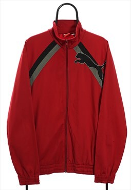 Puma Vintage Red Tracksuit Jacket Mens