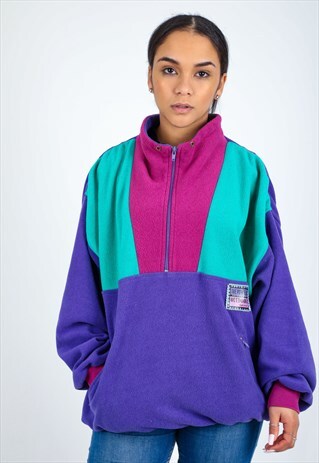 VINTAGE UNBRANDED FLEECE SWEATSHIRT W811