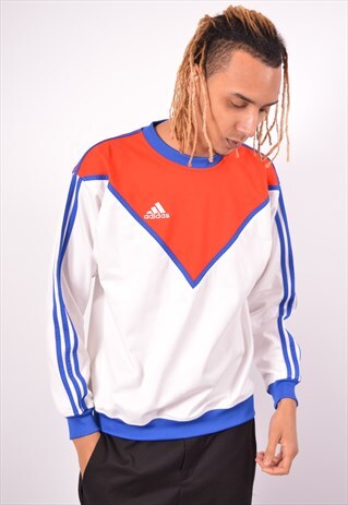 adidas white jumper womens