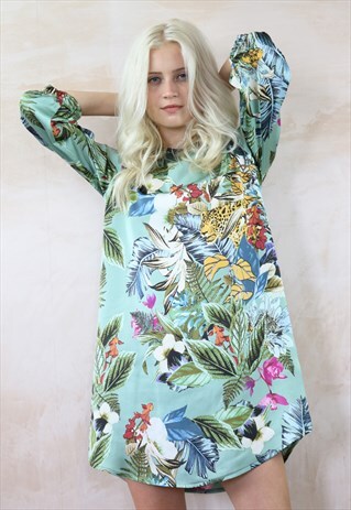 JADE JUNGLE CAT DRESS