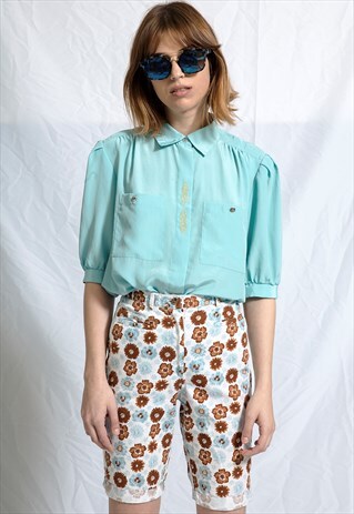 80S ISLAND PARADISE EPAULETTE SHIRT