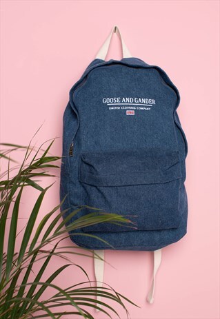 G&G UNISEX LTD DARK DENIM BLUE BACKPACK
