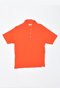 Vintage 90's Valentino Polo Shirt Orange