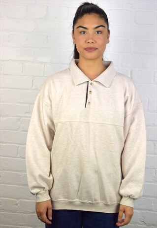 VINTAGE 90'S 1/4 ZIP SWEATSHIRT