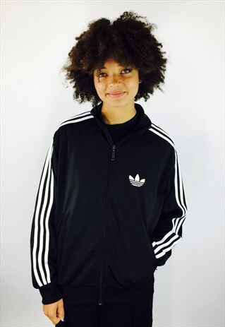 ADIDAS ORIGINAL EMBROIDERED TRACK JACKET