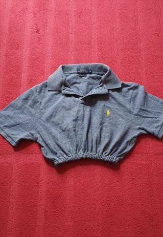 crop top polo ralph lauren shirt