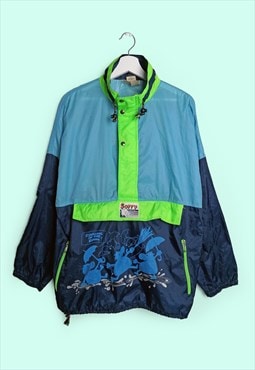 SORRY 80's Raincoat Packable Paper-thin Festival Anorak