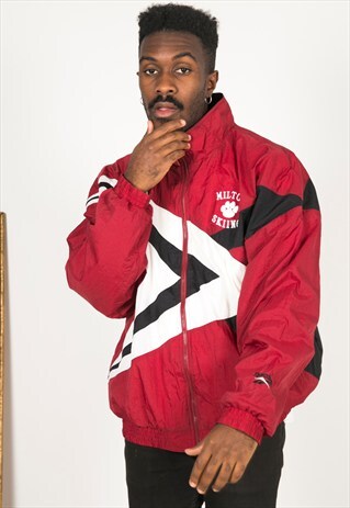 VINTAGE 80S USA REEBOK SHELL SPORT JACKET
