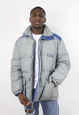 VINTAGE 90'S GREY PUFFER JACKET