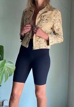 Vintage Cropped Denim Jacket