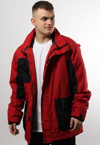 VINTAGE DICKIES RED RAIN COAT