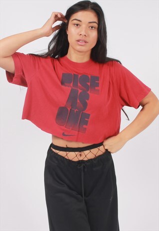 VINTAGE NIKE CROPPED T-SHIRT