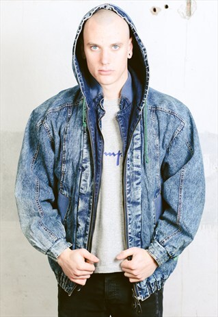VINTAGE 90S PADDED DENIM COAT