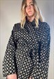 UNISEX COTTON ROBE DRESSING GOWN CLASSIC PATTERN REVIVAL