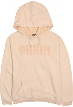 Puma 90's Spellout Pullover Hoodie XLarge Beige Cream