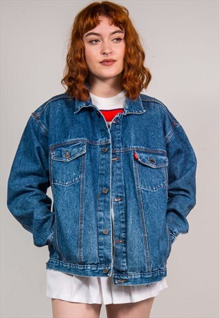 VINTAGE 90'S BLUE DENIM LEVI'S JEANS JACKET