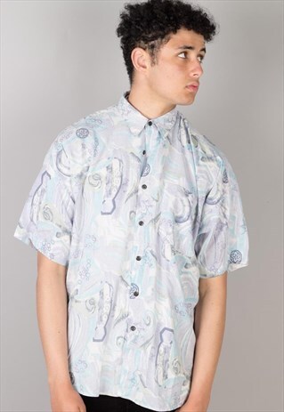 VINTAGE PATTERN SHIRT PTS173