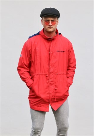 FILA SPORT INTERNATIONAL VINTAGE LONGLINE COACH JACKET