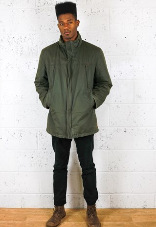 DEEP GREEN PADDED COAT