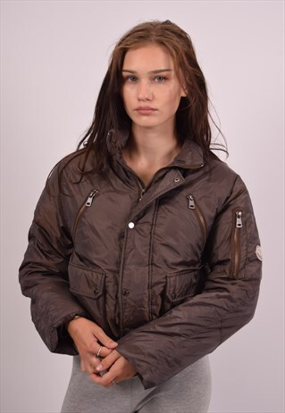 VINTAGE MONCLER PADDED JACKET KHAKI